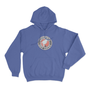 Loverboy Get Lucky Unisex Hoodie Blue
