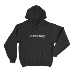 Loverboy Logo Unisex Hoodie Black