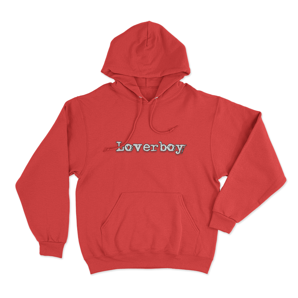 Loverboy Logo Unisex Hoodie Red Loverboy Logo Unisex Hoodie Red