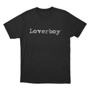 Loverboy Logo Unisex T Shirt Black