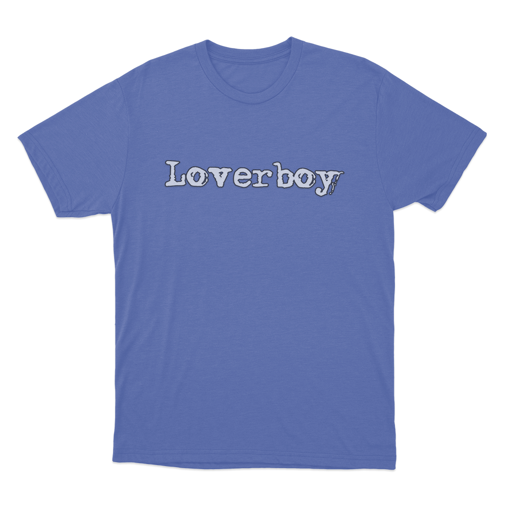 Loverboy Logo Unisex T Shirt Blue Loverboy Logo Unisex T Shirt Blue