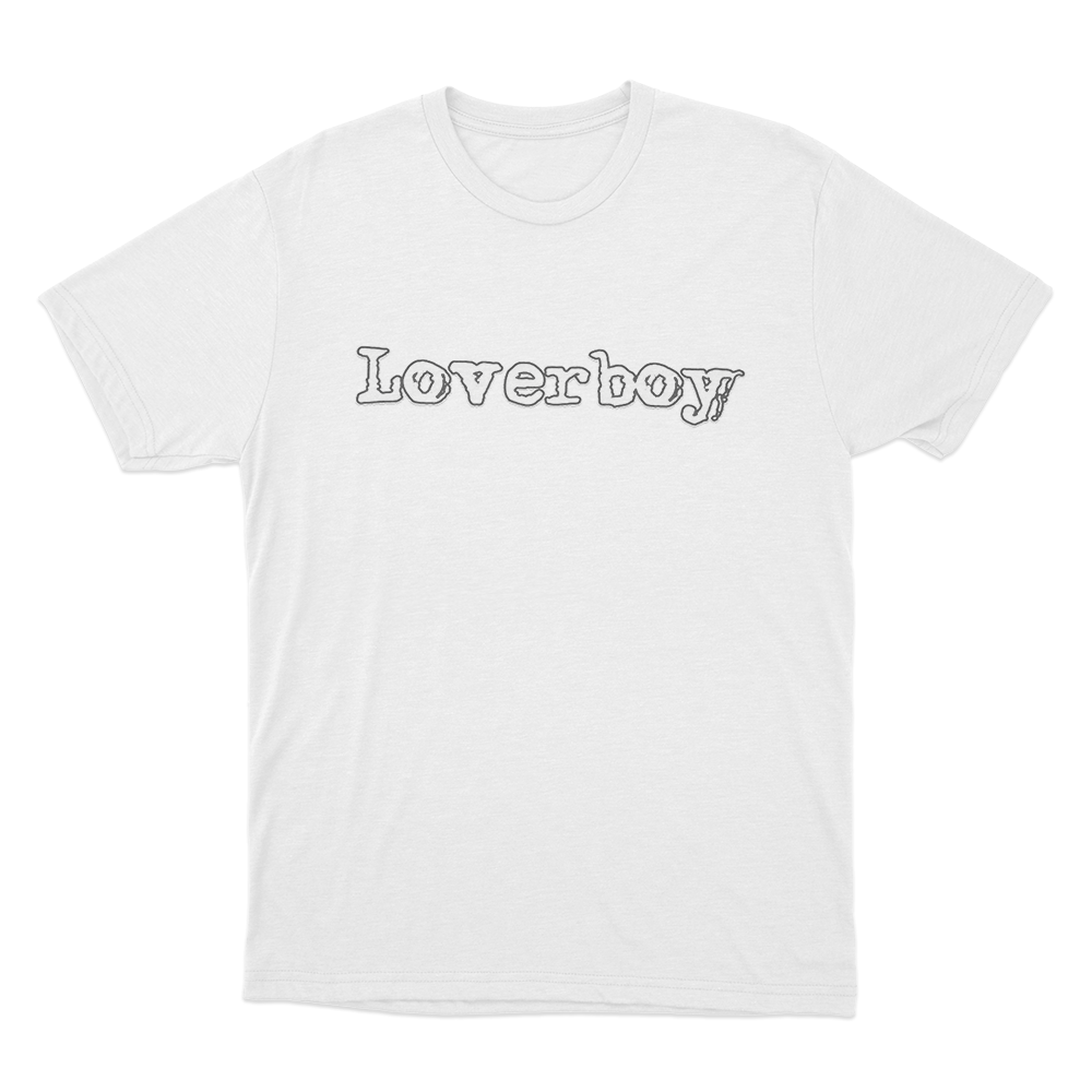 Loverboy Logo Unisex T Shirt White Loverboy Logo Unisex T Shirt White