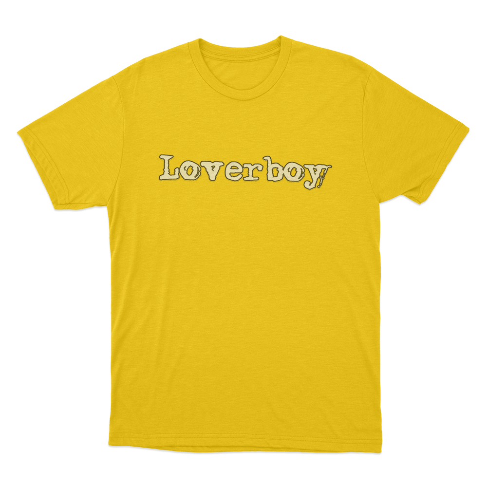 Loverboy Logo Unisex T Shirt Yellow Loverboy Logo Unisex T Shirt Yellow