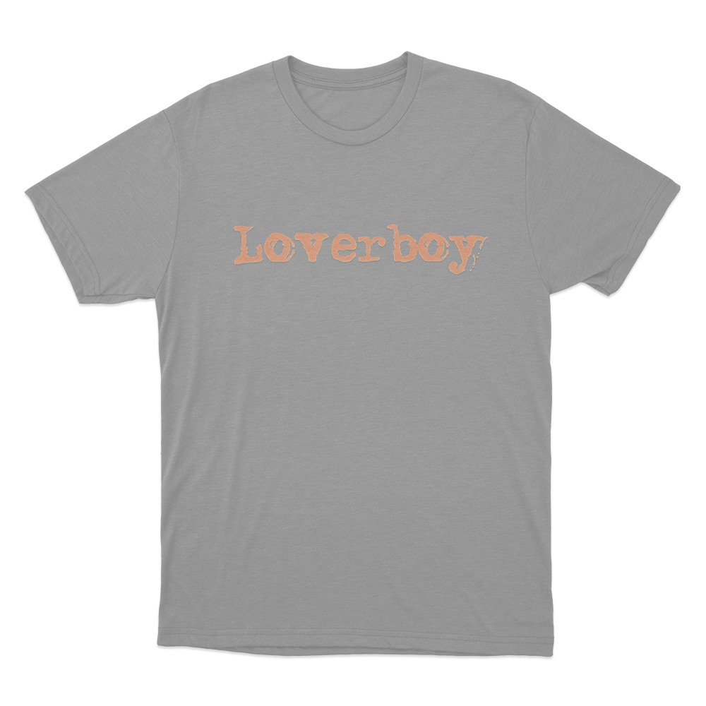 Loverboy Unisex T Shirt Grey Loverboy Unisex T Shirt Grey