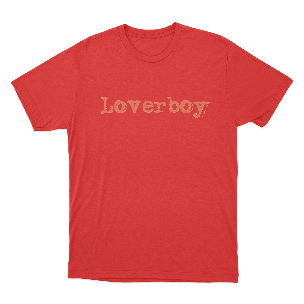 Loverboy Unisex T Shirt Red Loverboy Unisex T Shirt Red