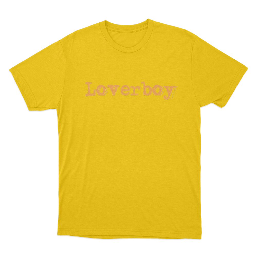 Loverboy Unisex T Shirt Yellow Loverboy Unisex T Shirt Yellow