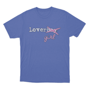 Lovergirl Unisex T Shirt Blue